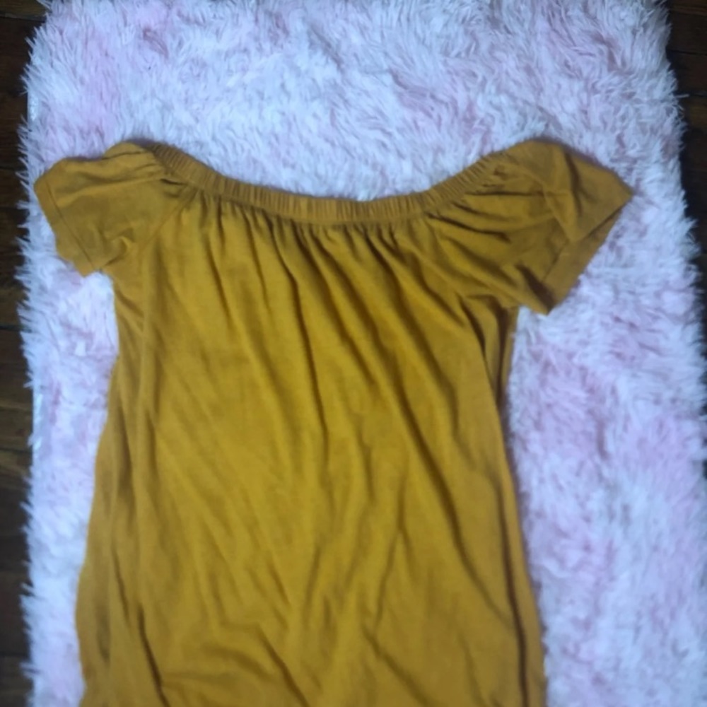 Off the shoulder dress